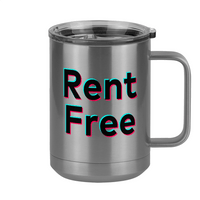 Thumbnail for Rent Free Coffee Mug Tumbler with Handle (15 oz) - TikTok Trends - Right View