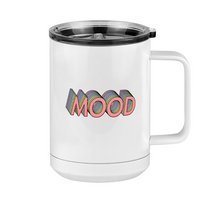 Thumbnail for Personalized Retro Coffee Mug Tumbler with Handle (15 oz) - Right View