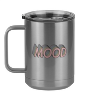 Thumbnail for Personalized Retro Coffee Mug Tumbler with Handle (15 oz) - Left View