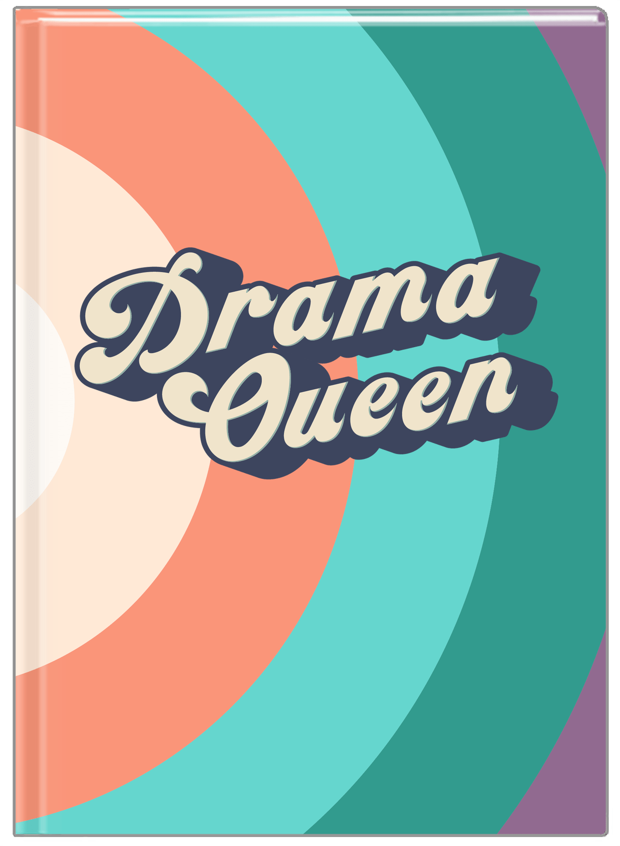 Retro Drama Queen Journal - Front View