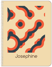 Thumbnail for Personalized Retro Notebook - I - Front View