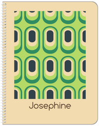 Thumbnail for Personalized Retro Notebook - I - Front View