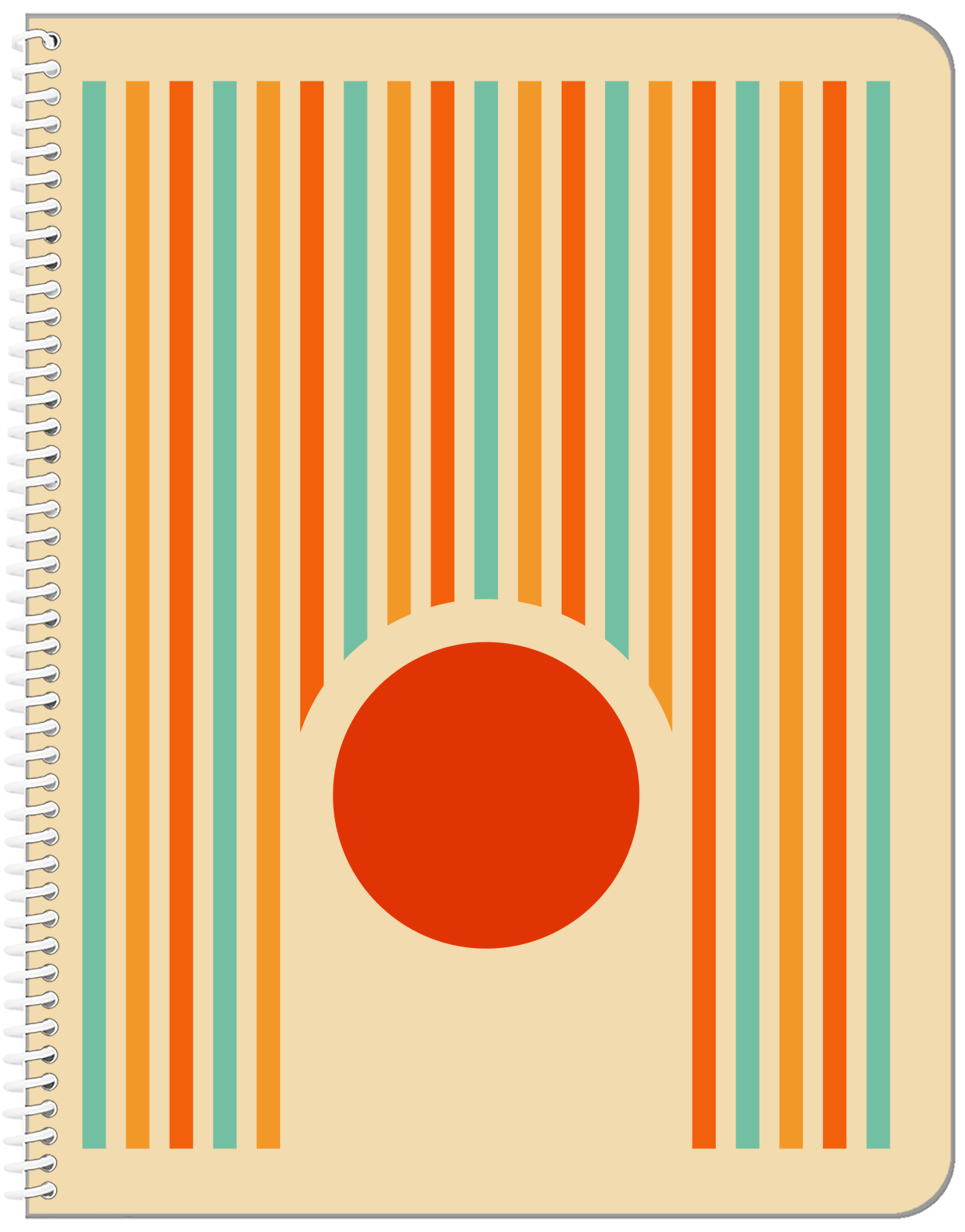 Personalized Retro Notebook - III - Front View