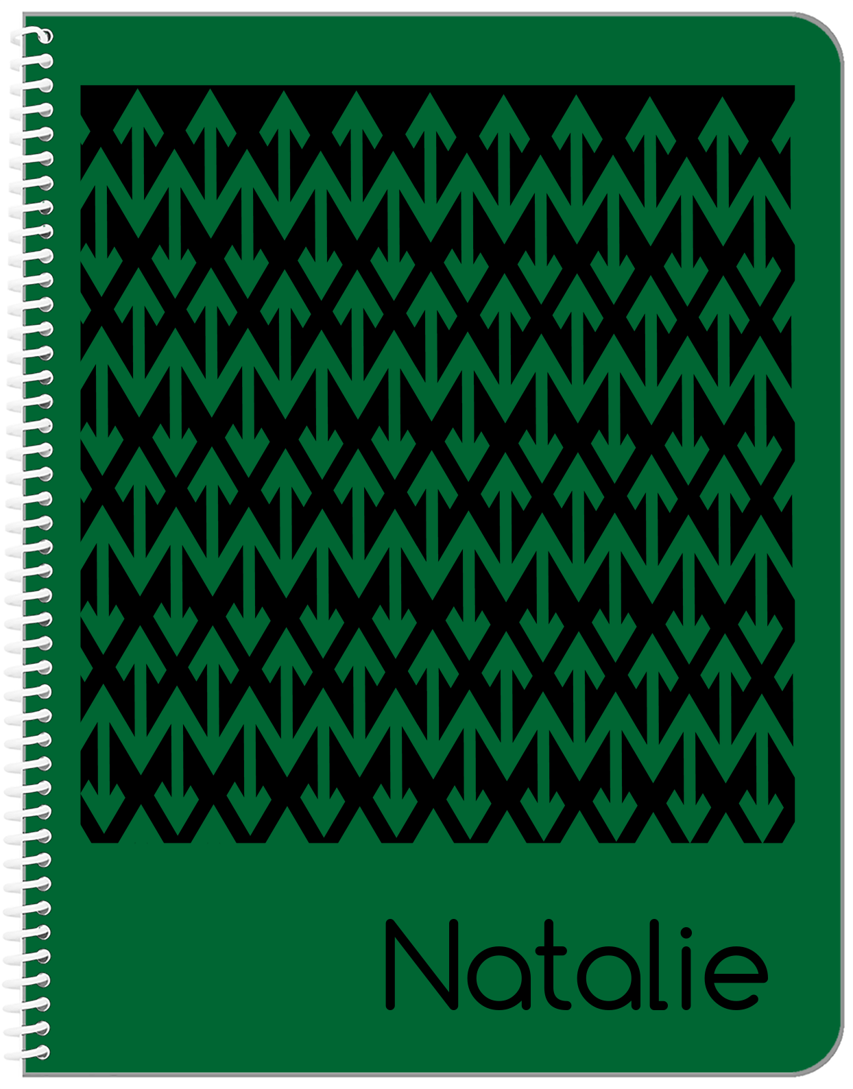 Personalized Retro Notebook - VIII - Front View