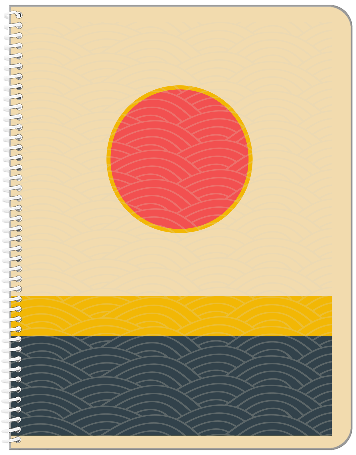 Personalized Retro Notebook - XI - Front View