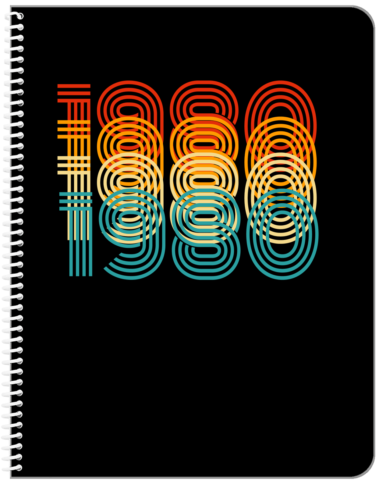 Retro Notebook - 1980 - Front View