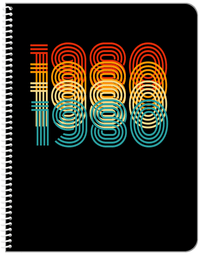 Thumbnail for Retro Notebook - 1980 - Front View