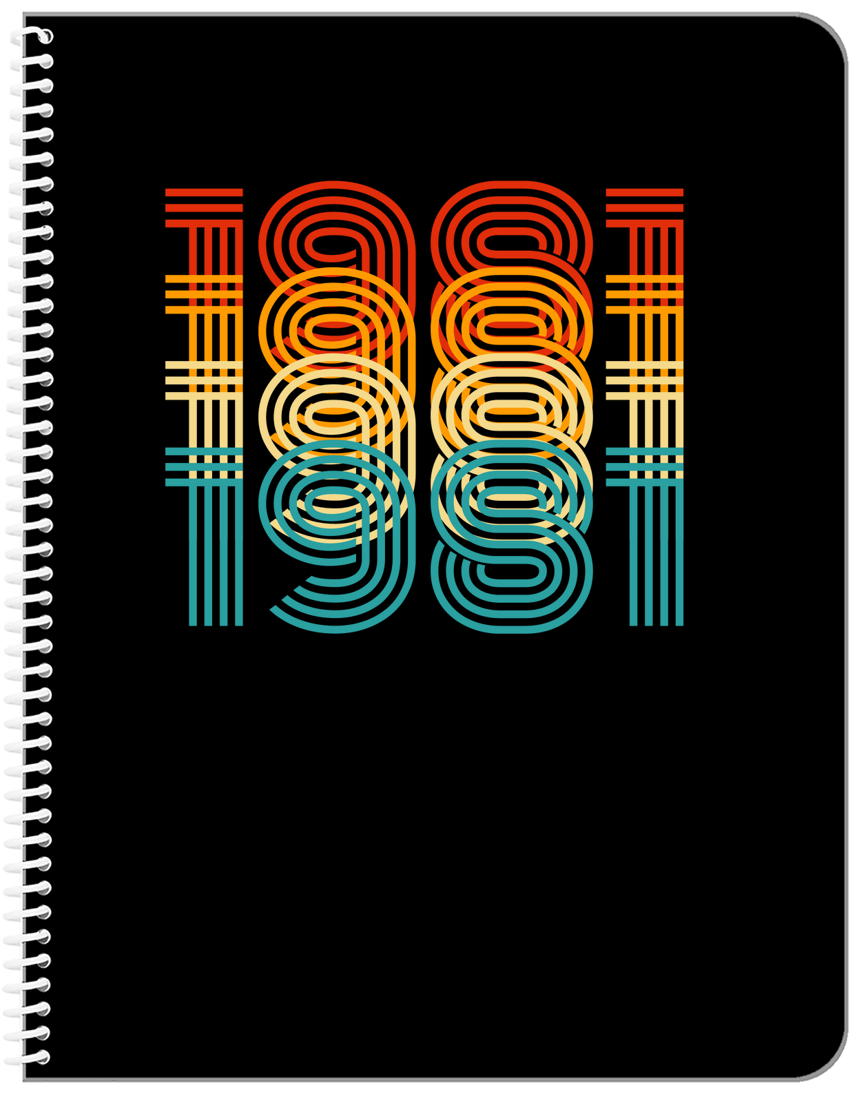 Retro Notebook - 1981 - Front View