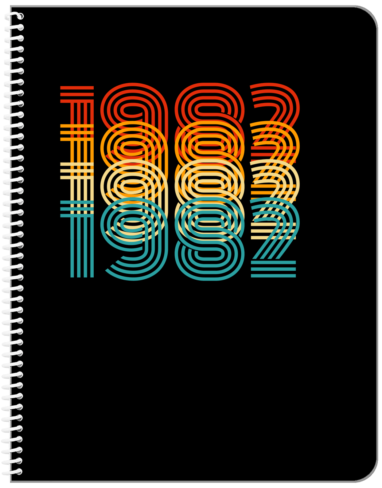 Retro Notebook - 1982 - Front View