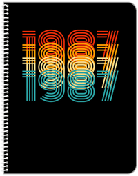 Thumbnail for Retro Notebook - 1987 - Front View