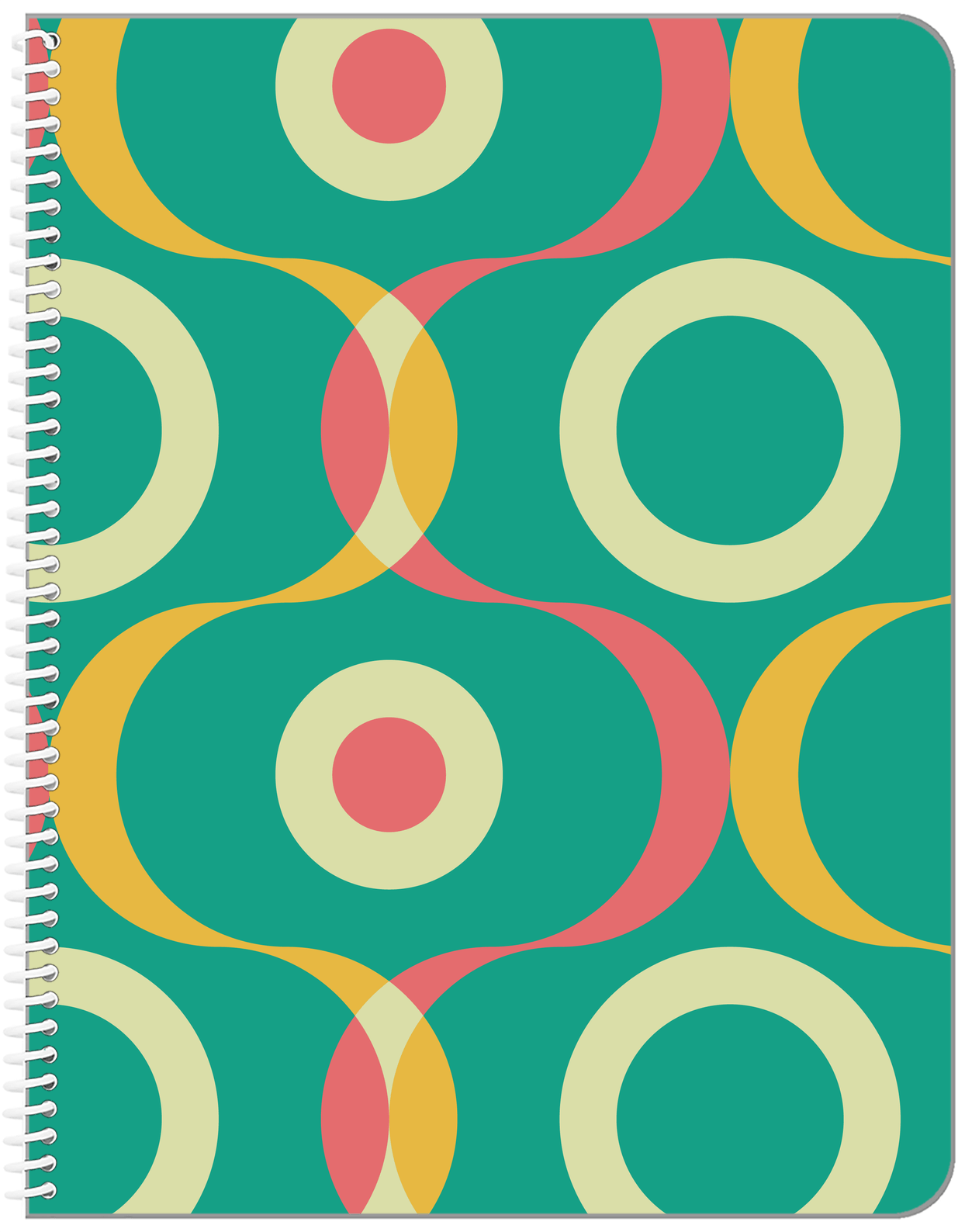 Retro Squiggles Notebook - Front View