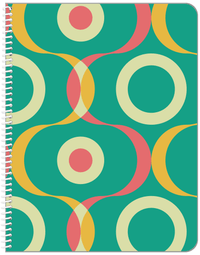 Thumbnail for Retro Squiggles Notebook - Front View