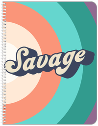 Thumbnail for Retro Savage Notebook - Front View