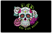 Thumbnail for Personalized Sugar Skulls Placemat - Bad to the Bone -  View