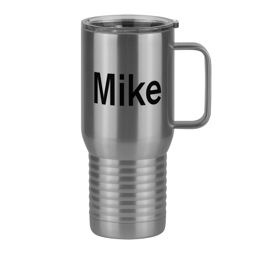 Personalized Travel Coffee Mug Tumbler with Handle (20 oz) - Right View