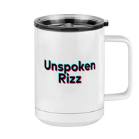 Thumbnail for Unspoken Rizz Coffee Mug Tumbler with Handle (15 oz) - TikTok Trends - Right View